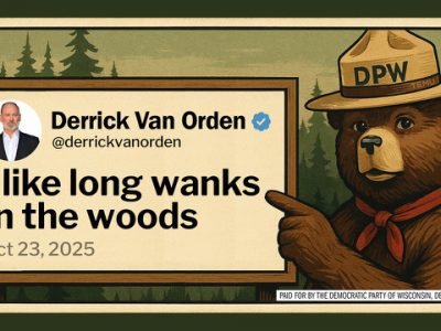 “I Like Long Wanks In The Woods”: Derrick Van Orden Makes Clear Priorities During GOP Government Shutdown