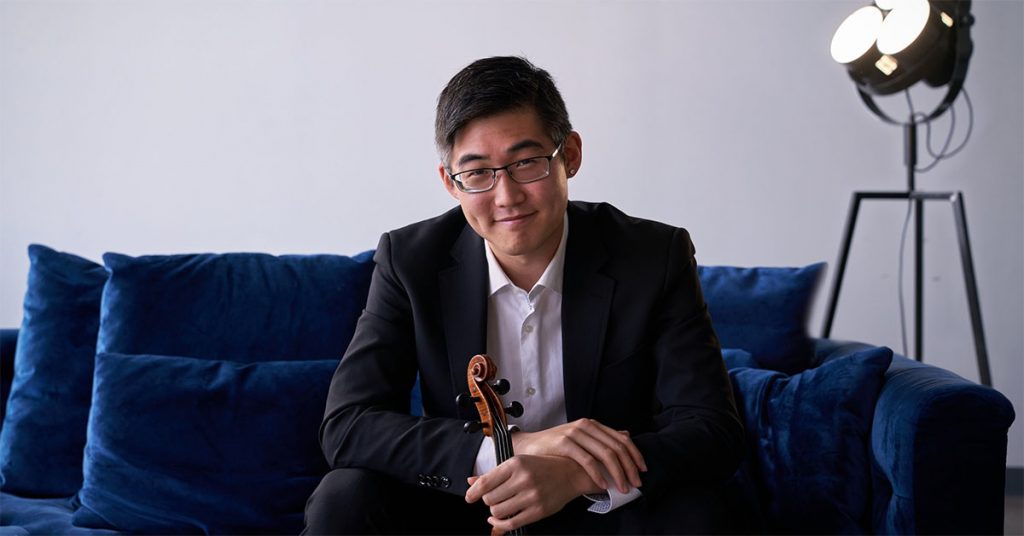 Violist Brian Hong. Photo from Frankly Music.