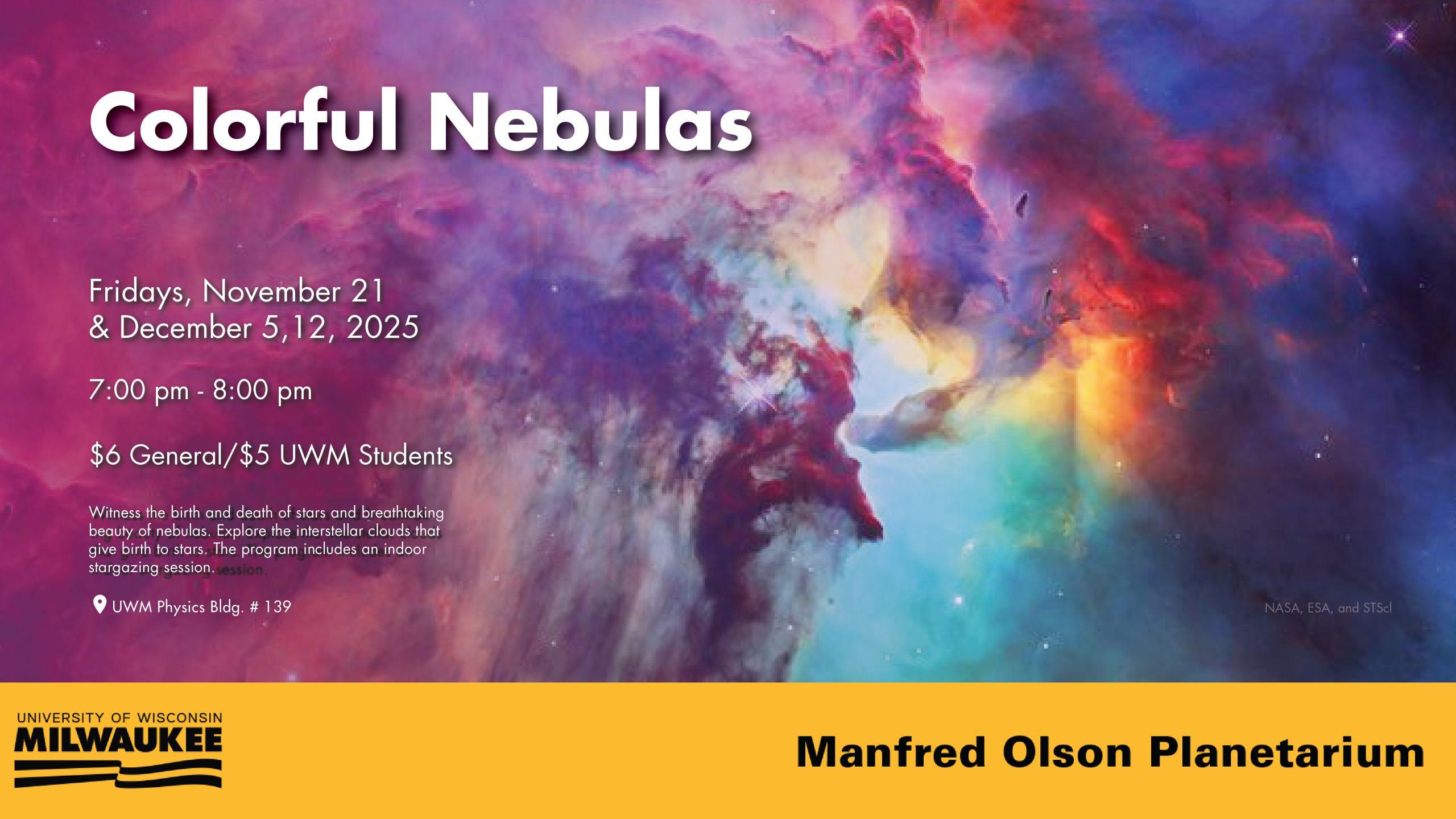 Colorful Nebulas_16x9- UWM Digetal Banner