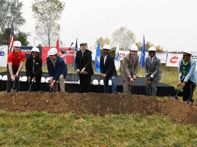 Groundbreaking Held for Tiny Homes for Veterans