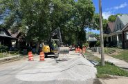 Five Star Energy Services replaces lead services in July 2025 at 33rd and Burleigh. Photo by Jeramey Jannene.