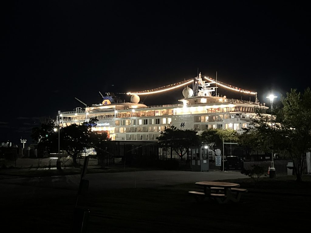 Hanseatic Inspiration cruise ship. Photo by Jeramey Jannene.