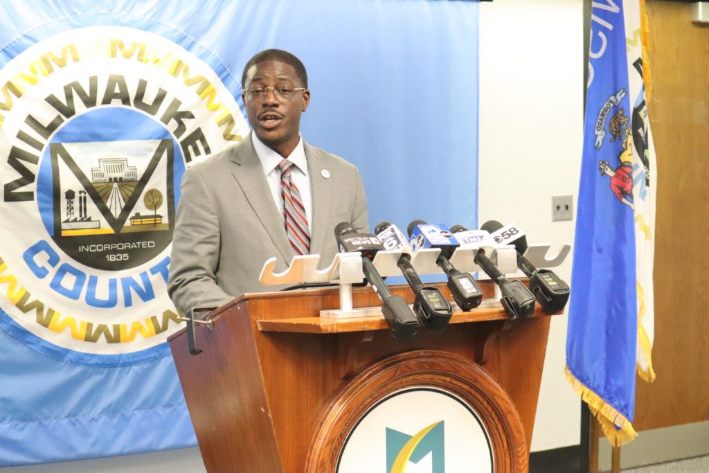 Milwaukee County Executive David Crowley (Photo by Isiah Holmes/Wisconsin Examiner)
