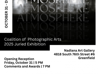 CoPA Presents “Atmosphere”: 2025 Juried Photography Exhibition Opening October 31