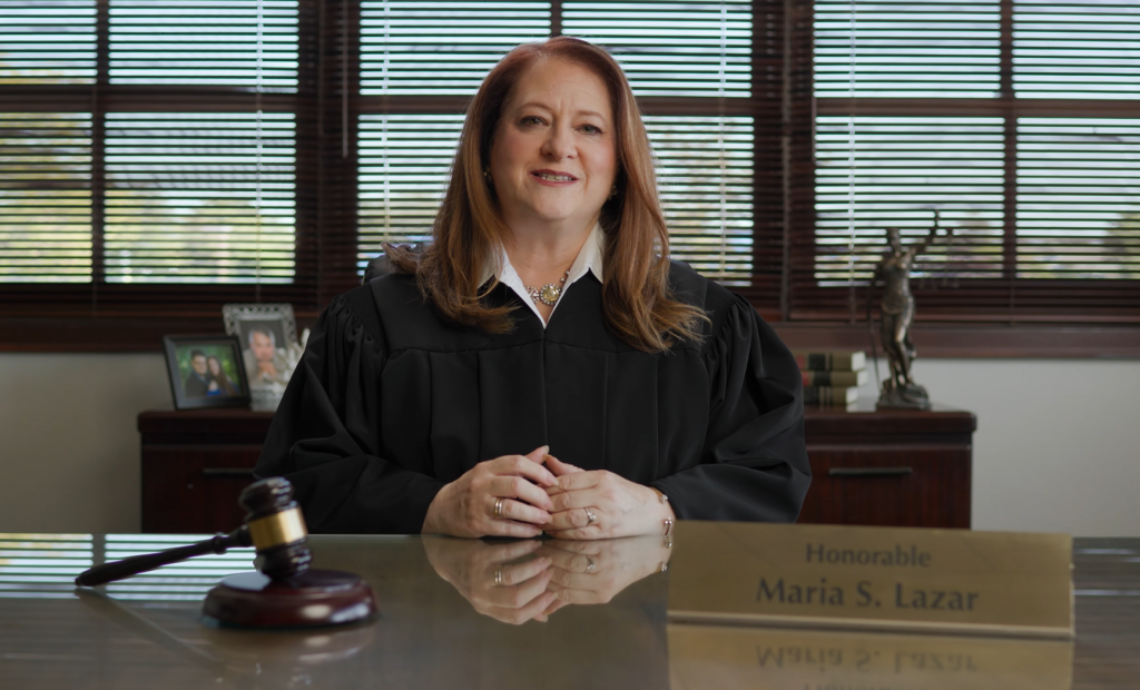 Wisconsin Appeals Court Judge Maria Lazar is running for Wisconsin Supreme Court. Screenshot courtesy of Lazar Campaign