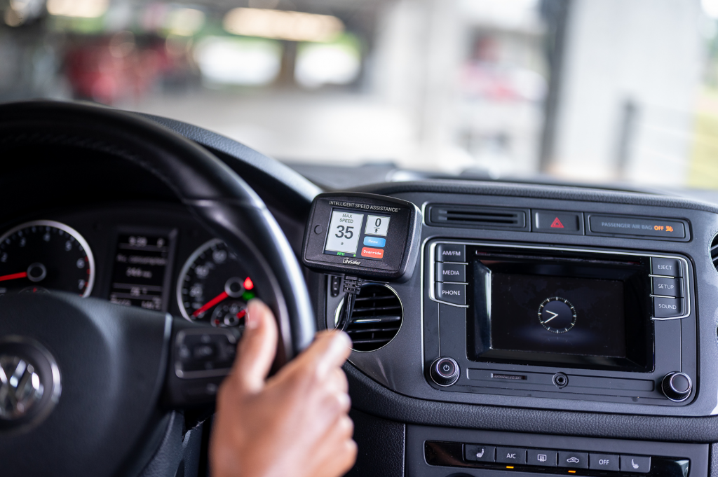 A speed limiter device is shown here. Photo provided by the office of Wisconsin Sen. Chris Larson.