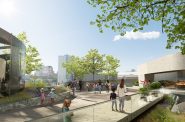 With pocket urbanism, cultural projects like the upcoming Nature and Culture Museum of Wisconsin could anchor new civic districts that balance performance with daily participation. Rendering courtesy of Ennead architects.
