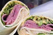 Wrap from Get Fresh! Cafe. Photo courtesy of Sydney Newman.
