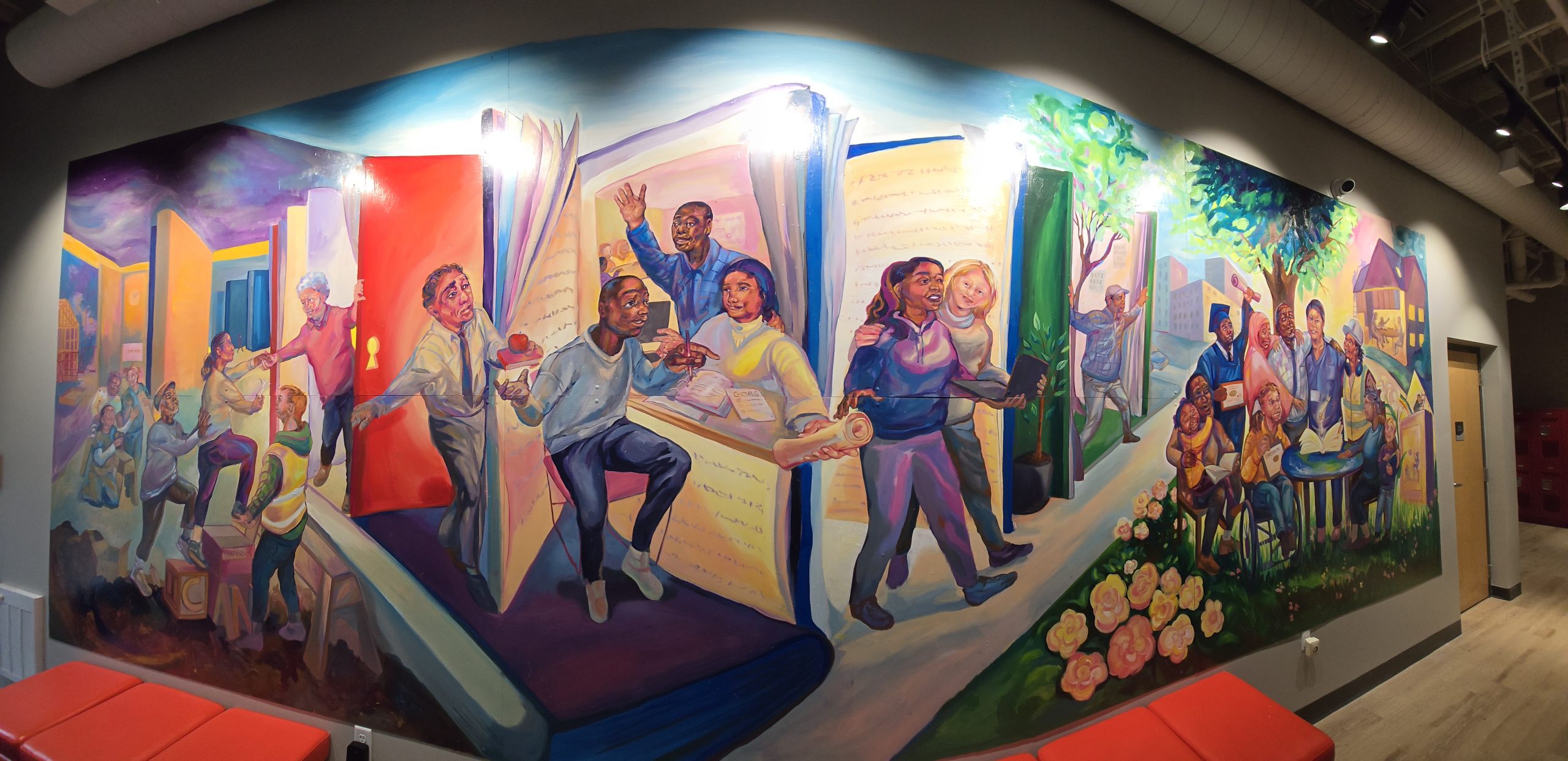 Literacy Services of Wisconsin Unveils Community Mural At New Headquarters