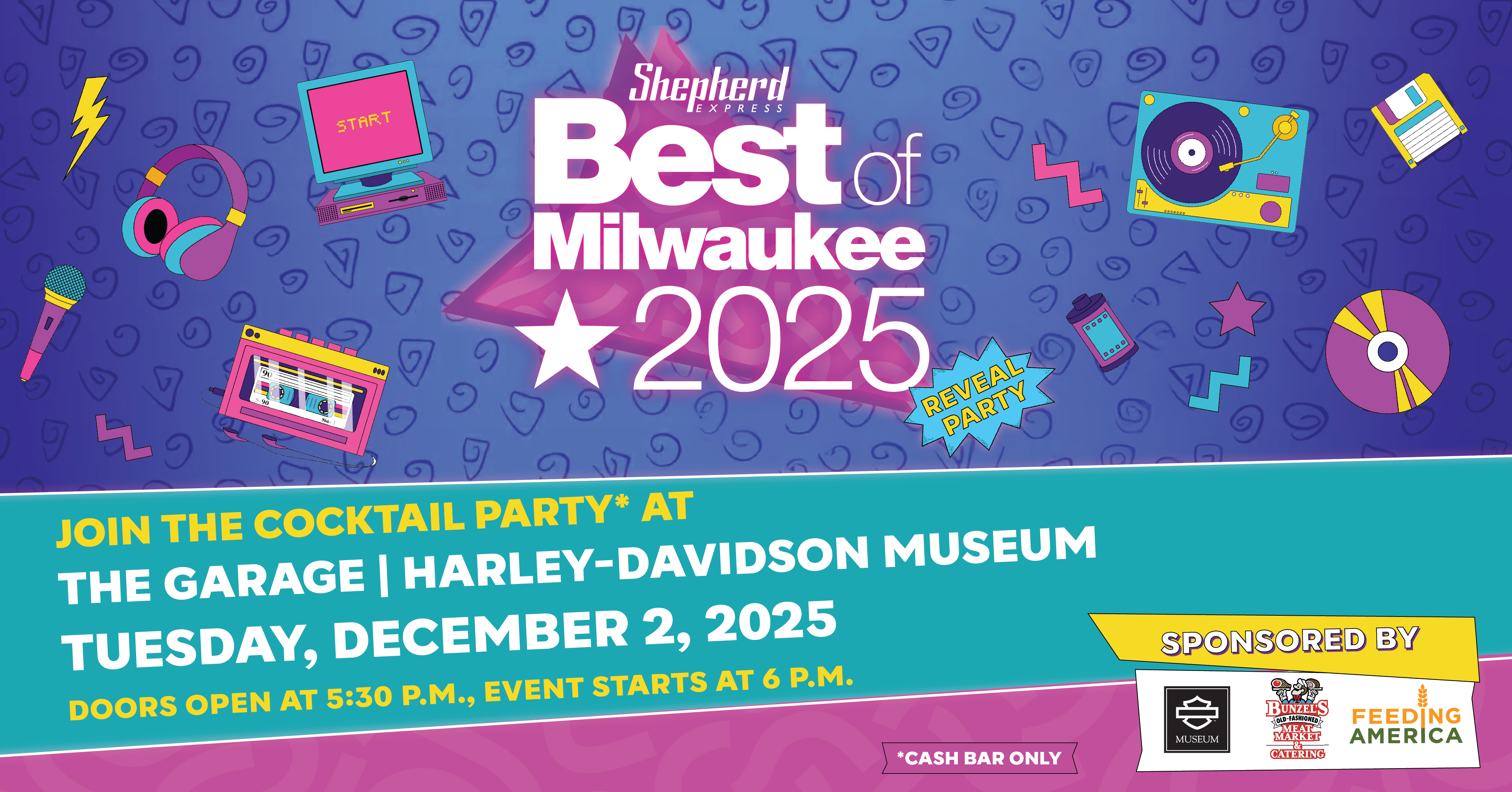 Celebrate 35 Years of Best of Milwaukee at The Garage at Harley-Davidson Museum