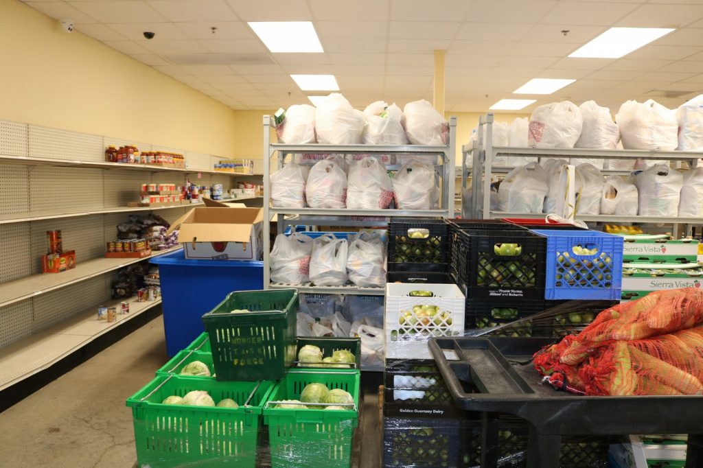 Food pantry at the House of Peace. Photo taken Aug, 30, 2024 by Sophie Bolich.
