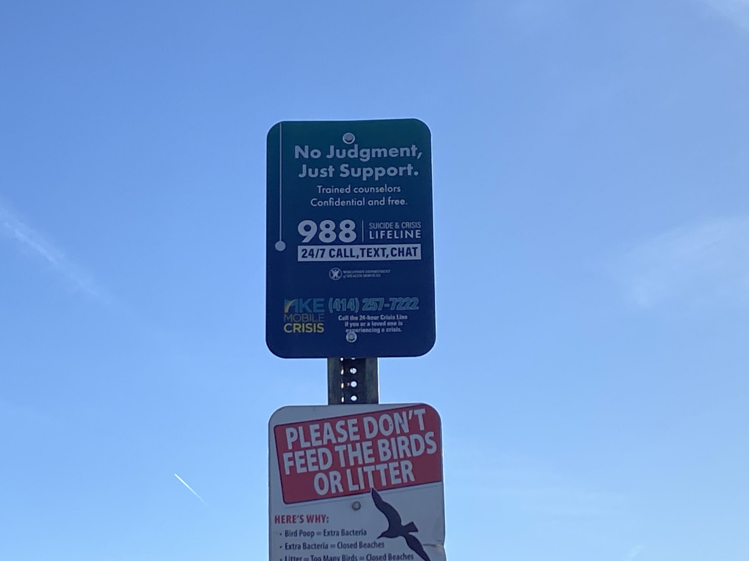 MKE County: County Installs Suicide Prevention Signs in Parks