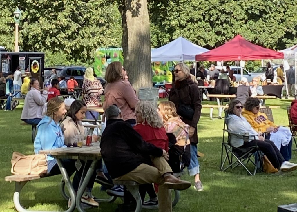 The summer Farmers Market is one of many groups that hosts activities in Jackson Park. Photo credit: Marsha Voeltner/Sept. 2025