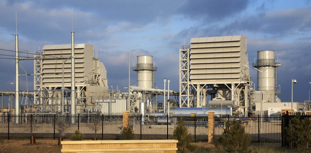 A simple cycle natural gas power plant is seen in Minnesota. Photo courtesy of Invenergy