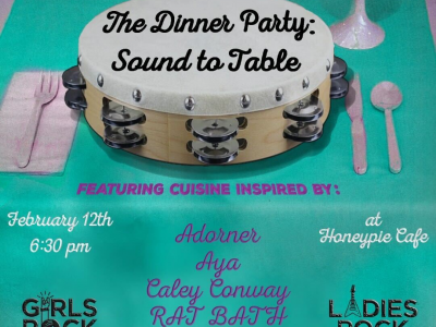 Girls Rock MKE Announces the Return of “The Dinner Party: Sound to Table,” A Music-Inspired Culinary Fundraiser at Honeypie Café