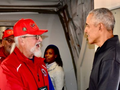 Wisconsin Veterans Welcomed to DC by Former President Obama
