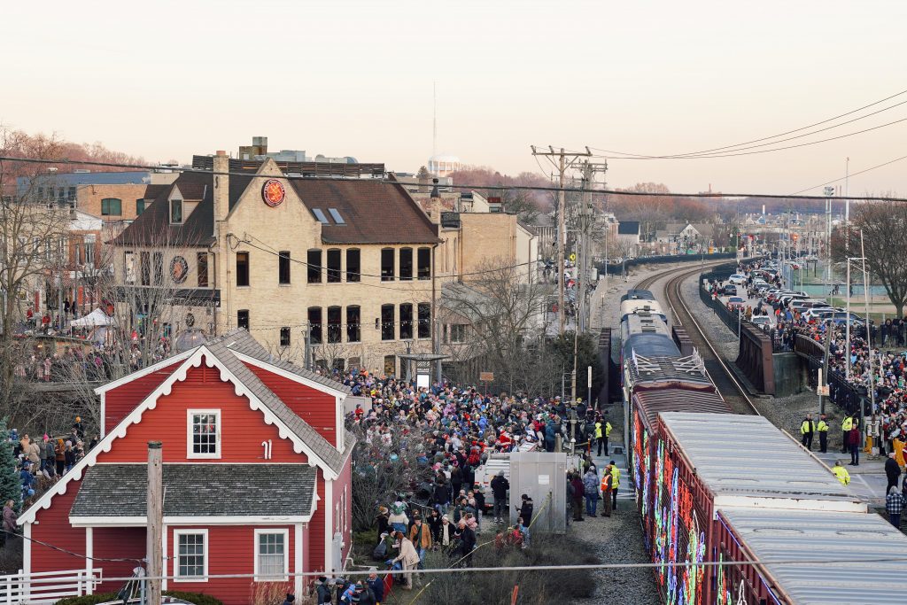 Holiday Train. Photo courtesy of the Village of Wauwatosa Business Improvement District.