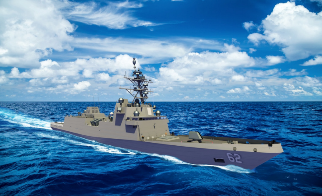 This rendering of a Constellation Class Frigate was included in a June 2025 Government Accountability Office report. Photo courtesy of the Government Accountability Office