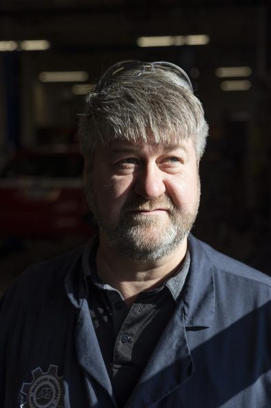 “It’s good for kids,” technology and engineering teacher Miles Tokheim said of dual enrollment. “That’s why they get us teachers, because we care too much.” (Joe Timmerman / Wisconsin Watch)