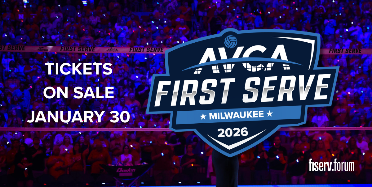 AVCA First Serve Set to Take Place at Fiserv Forum From Aug. 21-23