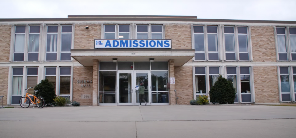 Sherman Hall at Winnebago Mental Health Institute near Oshkosh, Wisconsin, is shown in a promotional video produced by the Wisconsin Department of Health Services. The institute is Wisconsin’s only state-run psychiatric hospital open to the general public. Photo courtesy of Wisconsin Department of Health Services