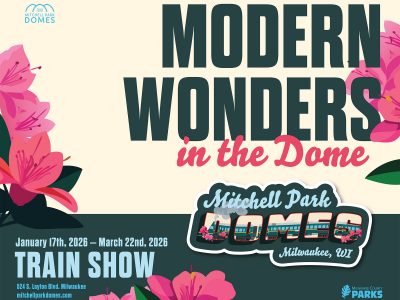 World Landmarks Take Shape at Mitchell Park Domes’ “Modern Wonders in the Dome” Train Show