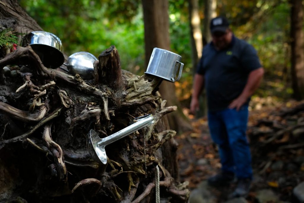 Chris Kestell at Nichols Creek. Photos © Christian Thorsberg/Circle of Blue