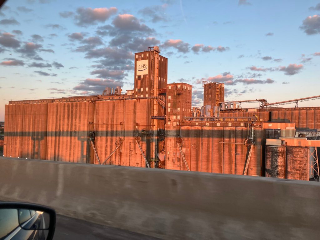 The CHS grain elevator in Superior will be shut down at the end of August. Grain shipments comprise the third largest commodity behind iron ore and coal at the Port of Duluth-Superior. Robin Washington/WPR