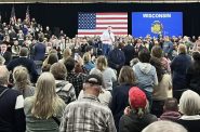 Pete Buttigieg speaks at a town hall in La Crosse, Wis. on Jan. 16, 2026. | Photo by Ruth Conniff/Wisconsin Examiner