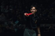 Whether running from the cops or making his mark at the table tennis table, Timothee Chalamet relishes playing Marty Supreme. Photo courtesy of Milwaukee Film.