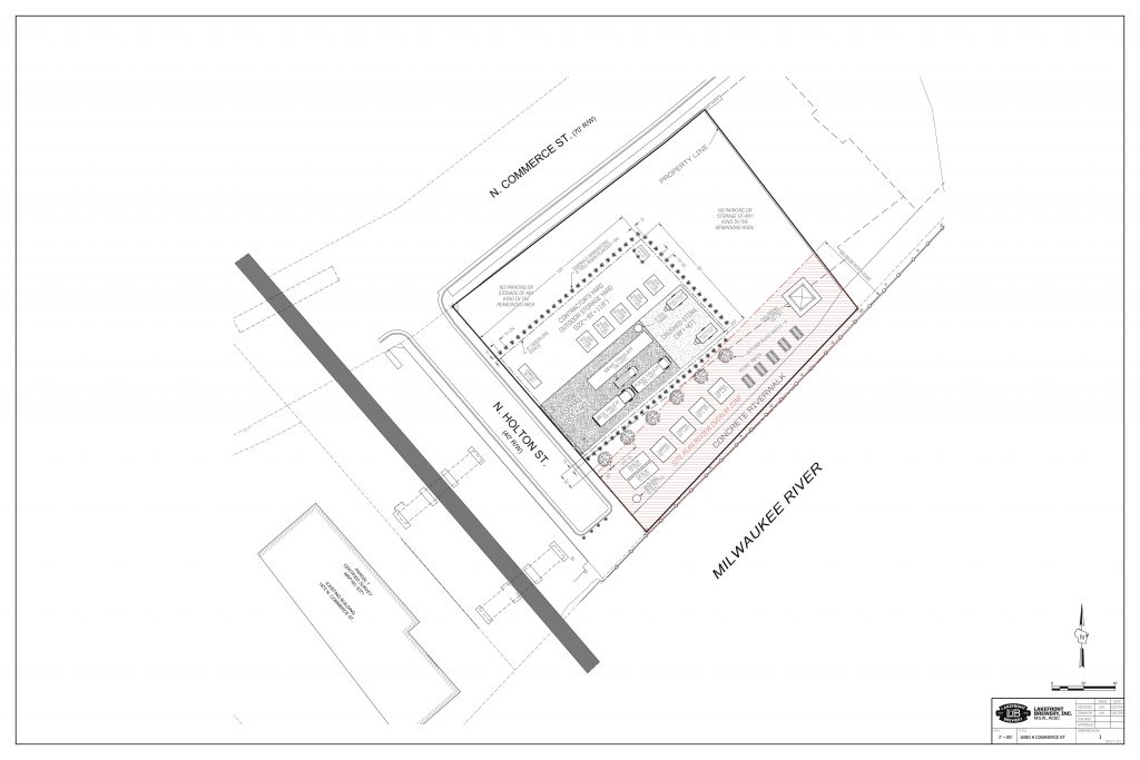 Proposed landscaping plan.
