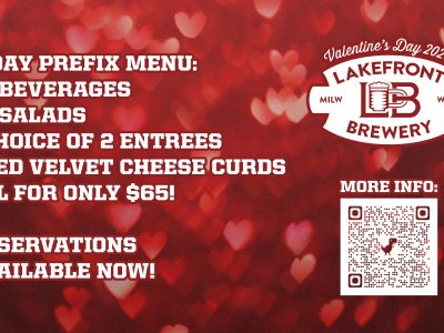 Lakefront Brewery’s Popular Valentine’s Day Celebration Is Back in Its Eleventh Year With More to Offer