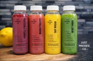 Just Pressed juices. Photo courtesy of Maria Acevedo.