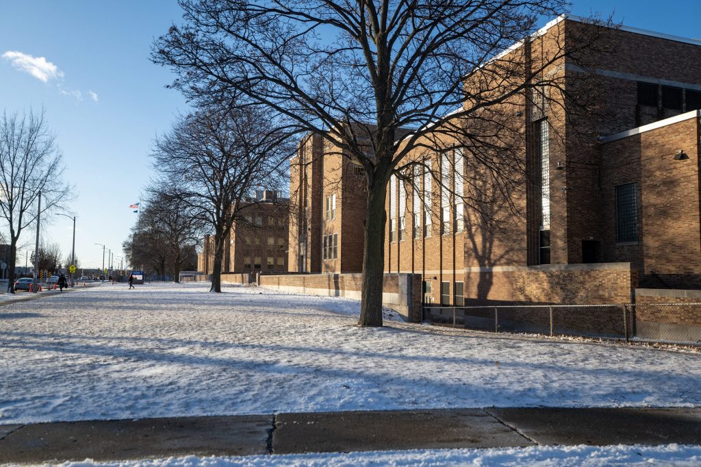 Casimir Pulaski High School on Wednesday, Jan. 14, 2026, in Milwaukee, Wis. Angela Major/WPR