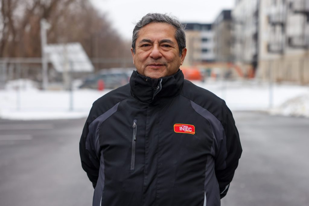 Jaime Hurtado, owner and president of Insulation Technologies Inc., is still trying to get paid for work completed for the Social Development Commission. (Photo by Jonathan Aguilar / Milwaukee Neighborhood News Service / CatchLight Local)