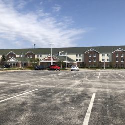 Hilton Garden Inn, 11600 W. Park Pl. in 2022. Photo by Jeramey Jannene.