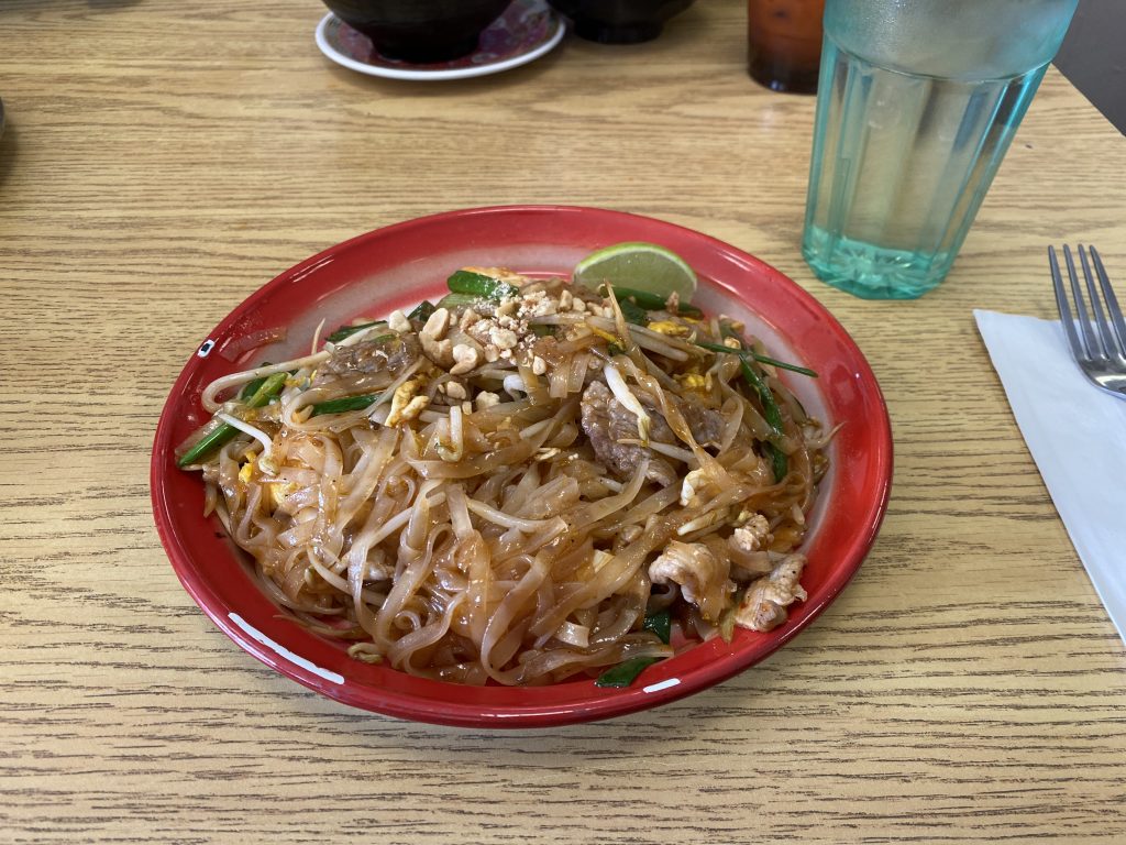 Pad Thai. Photo taken Feb. 10, 2026 by Cari Taylor-Carlson.