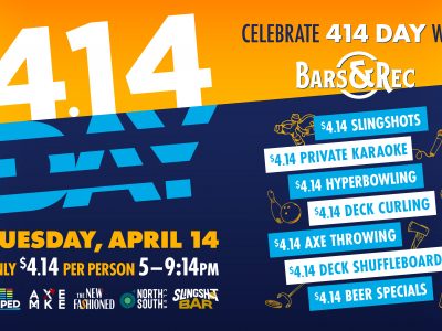 Bars & Recreation Celebrates Milwaukee’s 414 Day with $4.14 Experiences Across the City