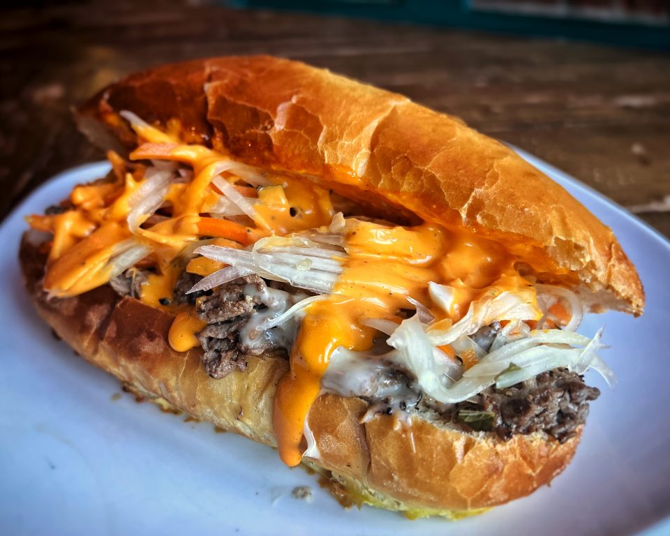 Hot beef sando. Photo courtesy of Nikki and Brian Podgorski.