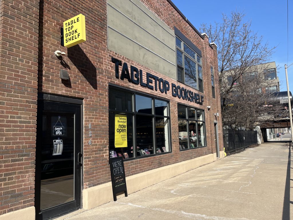 Tabletop Bookshelf, 134 W. Pittsburgh Ave. Photo taken March 25, 2026 by Sophie Bolich.