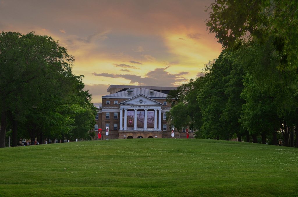 Bascom Hall on the UW-Madison campus in Madison, Wis. Richard Hurd (CC BY)