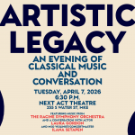 Artistic Legacy: An Evening of Classical Music and Conversation