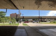 N. Van Buren Street under Interstate 794. Photo by Jeramey Jannene.