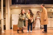 Jenny Wanasek, Emily Vitrano & Neil Brookshire in Renaissance Theaterworks’ production of “Barefoot in the Park” by Neil Simon. Photo by Ross Zentner.