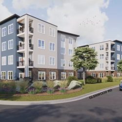 Central at Northridge Lakes. Rendering by Rosemann & Associates.