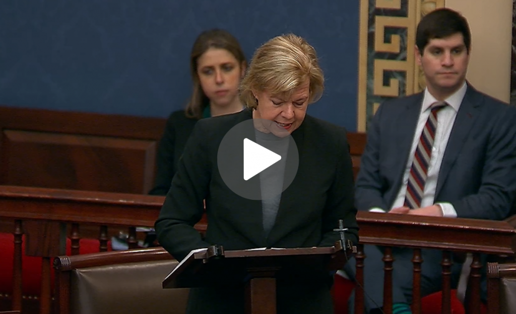 Baldwin Calls for Immediate End to Trumps Illegal War With Iran on Senate Floor