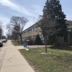 Riverwest Elementary School, 2765 N. Fratney St. Photo taken March 30th, 2021 by Dave Reid.