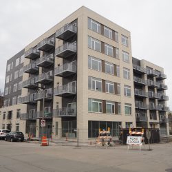 Photo taken May 6, 2022 by Jeramey Jannene. All Rights Reserved. — Element Apartment Building