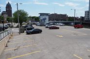 Parking lot at 1201 N. Edison St.. Photo by Jeramey Jannene.