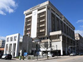 Milwaukee Police Administration Building. Photo by Jeramey Jannene.
